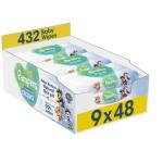 PAMPERS Pampers harmonie aqua detské vlhčené obrúsky 9 ks