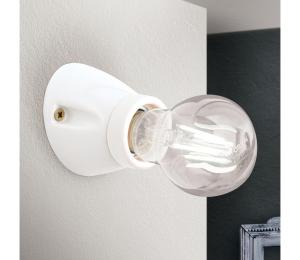Orion - Nástenné svietidlo FROST 1xE27/60W/230V biele WA 2-1367 weiß/Kera