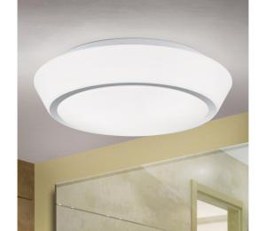 Orion - Kúpeľňové stropné svietidlo TENA 3xE27/60W/230V pr. 38 cm IP44 biela DL 7-590/38 chrom/opal