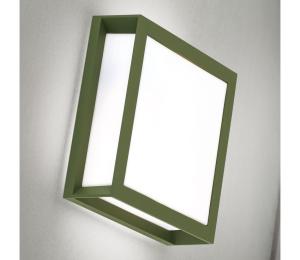 Orion - Vonkajšie svietidlo HENRY 2xE27/15W/230V IP44 zelené AL 11-1195 grün