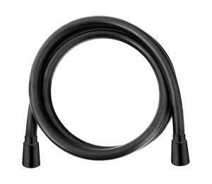 Sapho - Sprchová hadica SOFTFLEX 150 cm matná čierna 1208-17