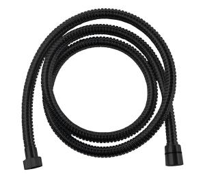 Sapho - Sprchová hadica POWERFLEX 150 cm matná čierna FLEX150B