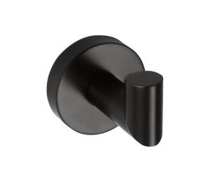 Sapho - Nástenný háčik X-ROUND 5,5x6,5 cm čierny XR208B