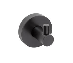 Sapho - Nástenný háčik X-ROUND 5x5,5 cm matná čierna XR205B