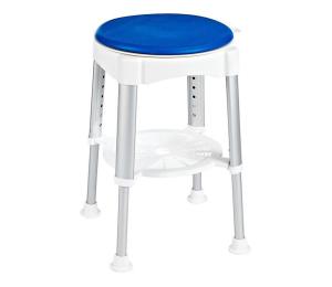 Ridder - Vrtljiv stolček 58x35,5 cm modro/bela A0050401