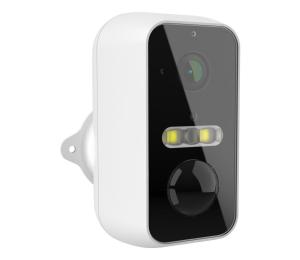 iGET 75020831 - Inteligentná kamera s 2K snímačom, batériou 9600 mAh, krytím IP65, Wi‑Fi (Tuya), biela 75020831