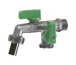 Arco - Záhradný l s dvoma vývodmi 3/4` lesklý chróm/zelená 00472