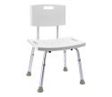 Ridder - Stolička s opierkou 49x85 biela A00602101