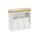 Úložný priestor na toaletný papier na 12 roliek RD51703, biela