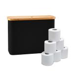 Úložný priestor na toaletný papier na 12 roliek RD51702, čierna