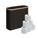 Úložný priestor na toaletný papier na 12 roliek RD51701, čierna