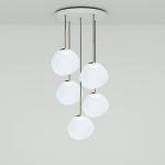 Tom Dixon Melt Pendant System Mini Round, opálová/zlatá farba