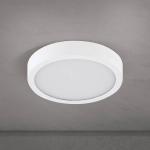 stropné LED svetlo Disc, biele Ø 14 cm, CCT, kov/plast