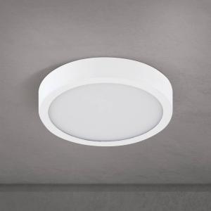 stropné LED svetlo Disc, biele Ø 14 cm, CCT, kov/plast