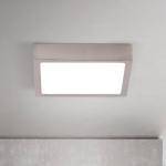 Stropné LED svetlo Disc, saténovo niklové, dĺžka 14 cm CCT