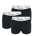 CALVIN KLEIN - boxerky 3PACK cotton stretch black accent everyday essentials