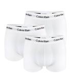 CALVIN KLEIN - boxerky 3PACK cotton stretch solid white everyday essentials