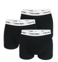 CALVIN KLEIN - boxerky 3PACK cotton stretch classic black accent everyday essentials