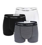 CALVIN KLEIN - 3PACK Cotton stretch classic stripes boxerky