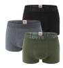 LEVI`S -  boxerky 3PACK Levi`s premium super soft army green - limitovaná fashion edícia