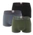 LEVI`S -  boxerky 3PACK Levi`s premium super soft army green - limitovaná fashion edícia