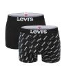 LEVI`S - boxerky 2PACK Levi`s men logo black color combo - limitovaná edícia