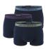 EMPORIO ARMANI - boxerky 3PACK stretch cotton marine con multicolore logo Armani