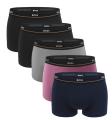 BOSS - boxerky 5PACK essential cotton stretch black & dark tones