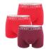 TOMMY HILFIGER - boxerky 3PACK everyday essentials primary red & deep rouge color