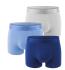TOMMY HILFIGER - boxerky 3PACK everyday luxe blue color