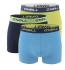 O`NEILL - boxerky 3PACK cotton stretch jade lime & alaskan blue combo