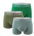TOMMY HILFIGER - boxerky 3PACK everyday essentials olive & gravity green tones