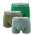 TOMMY HILFIGER - boxerky 3PACK everyday essentials olive & gravity green tones