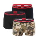 HUGO - boxerky 3PACK eco friendly organic cotton modern monster print