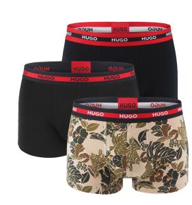 HUGO - boxerky 3PACK eco friendly organic cotton modern monster print