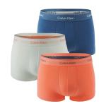 Calvin Klein - boxerky 3PACK Icon cotton stretch coral & denim tones