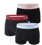 Calvin Klein - boxerky 3PACK Icon cotton stretch black / berry & frozen F waist