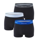 Calvin Klein - boxerky 3PACK Icon cotton stretch black / modern blue waist