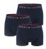 TOMMY HILFIGER - boxerky 3PACK TH original premium textured dark navy