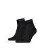 CALVIN KLEIN - ponožky 2PACK quarter pinstripe black