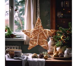 Brilagi - LED vianočná dekorácia LED/2xAA 30x28 cm hviezda 1v1102-OEM1