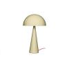 HÜBSCH stolová lampa Mush, piesková, kov, výška 50 cm