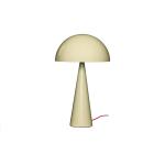 HÜBSCH stolová lampa Mush, piesková, kov, výška 50 cm