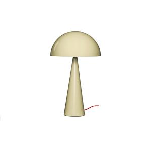 HÜBSCH stolová lampa Mush, piesková, kov, výška 50 cm