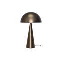 HÜBSCH stolová lampa Mush, mosadz brúsená, výška 50 cm