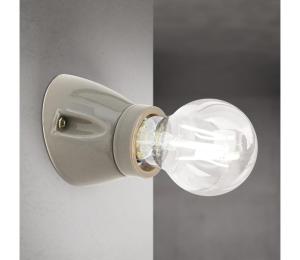 Orion - Nástenné svietidlo FROST 1xE27/60W/230V sivé WA 2-1367 grau/Kera