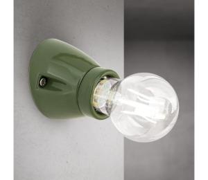 Orion - Nástenné svietidlo FROST 1xE27/60W/230V zelené WA 2-1367 grün/Kera