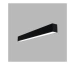 LED2 - LED stropné svietidlo LINO LED/24W/230V 3000/3500/4000K 90 cm čierne LED2 1314153