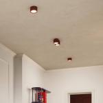 Stropné svietidlo RIBLA, okrová, Ø 10 cm, kov, GX53