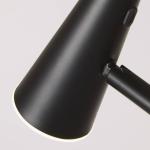 LED stojacia lampa na batérie 10450BK, čierne, výška 151 cm, kov